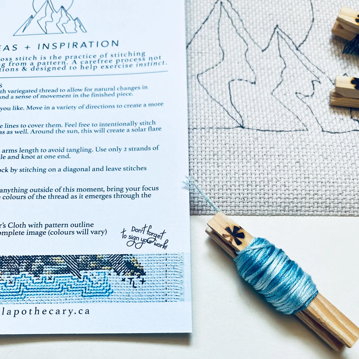 Freestyle Cross Stitch Kit | WEST COAST