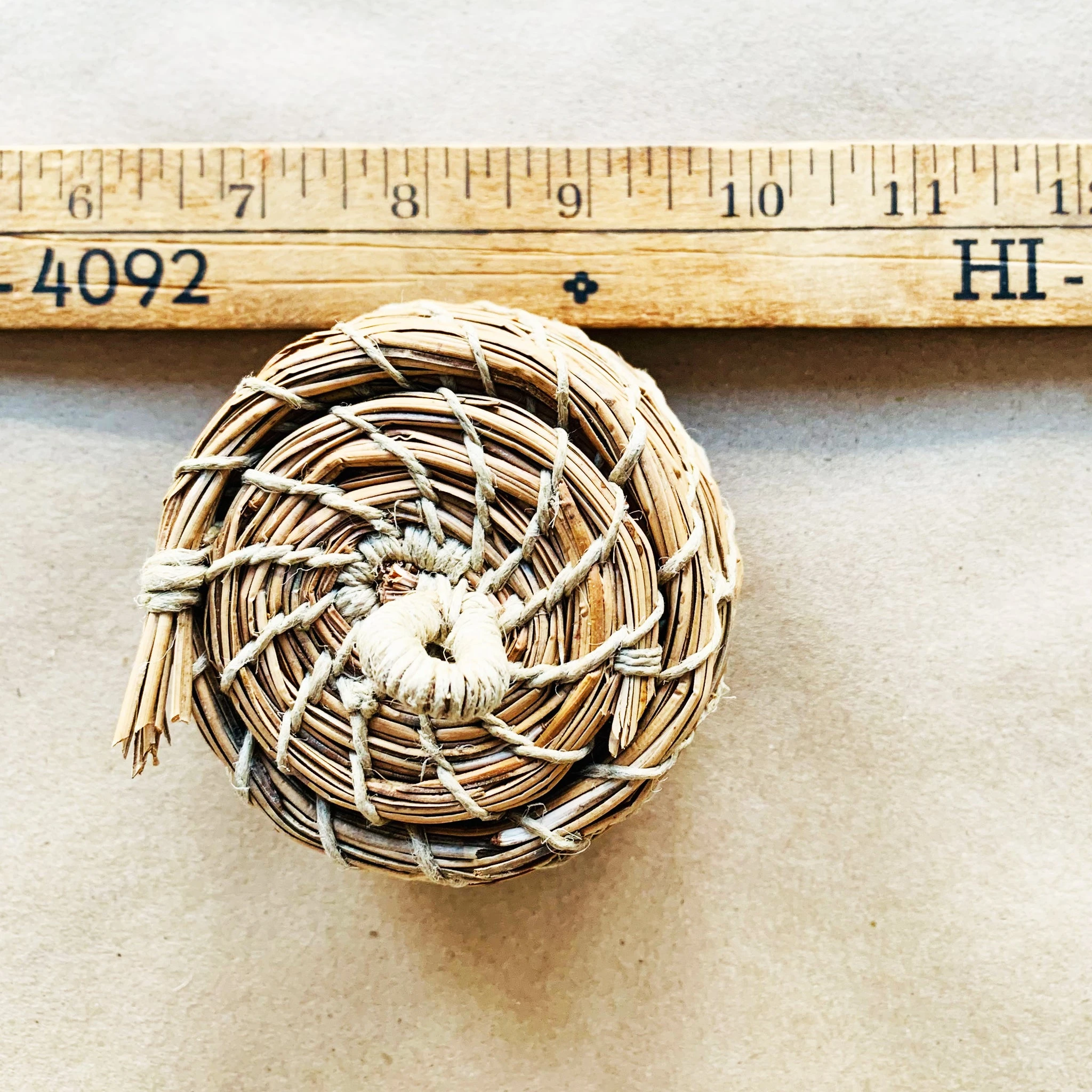 Ontario Coniferous Basket | 3 inch Basket with Lid