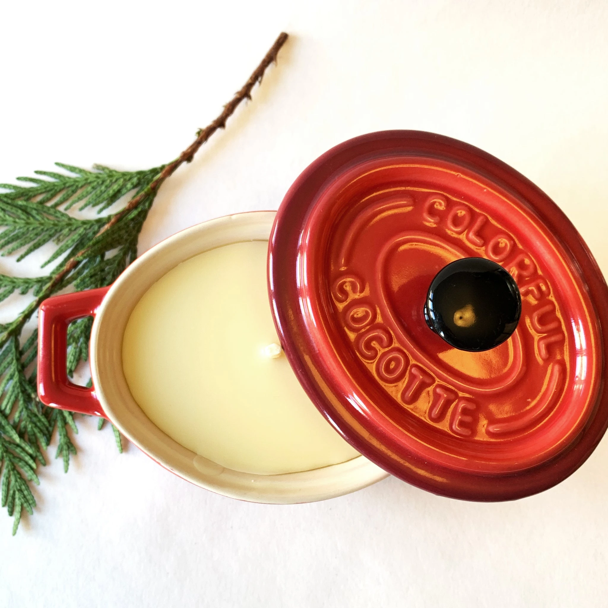 Reclaimed Beeswax Candles | Colorful Cocotte