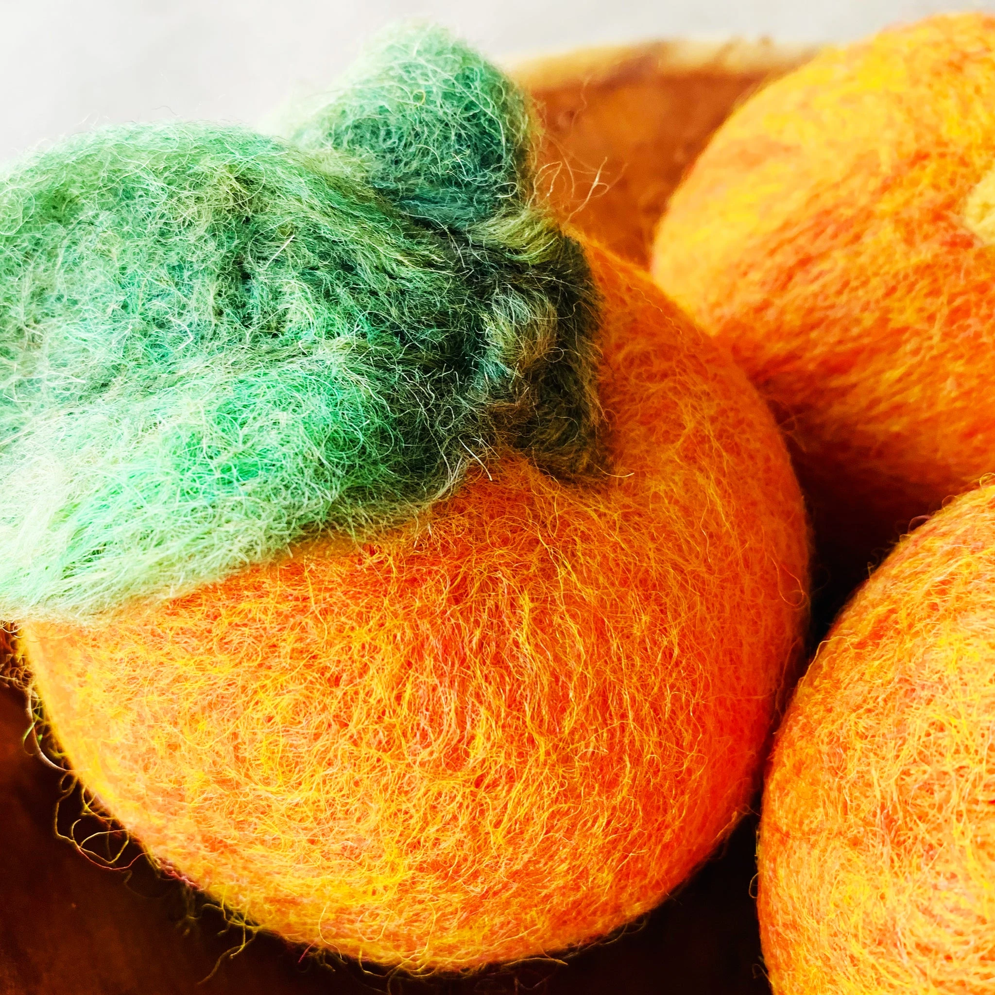 Felted Oranges | Set of 3