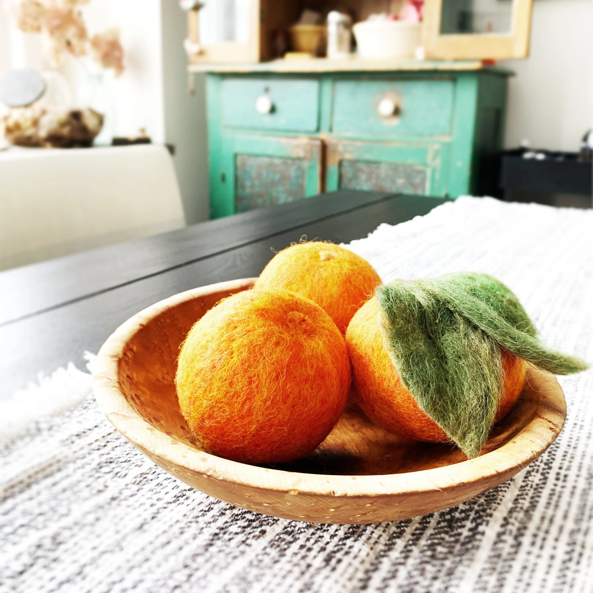 Felted Oranges | Set of 3