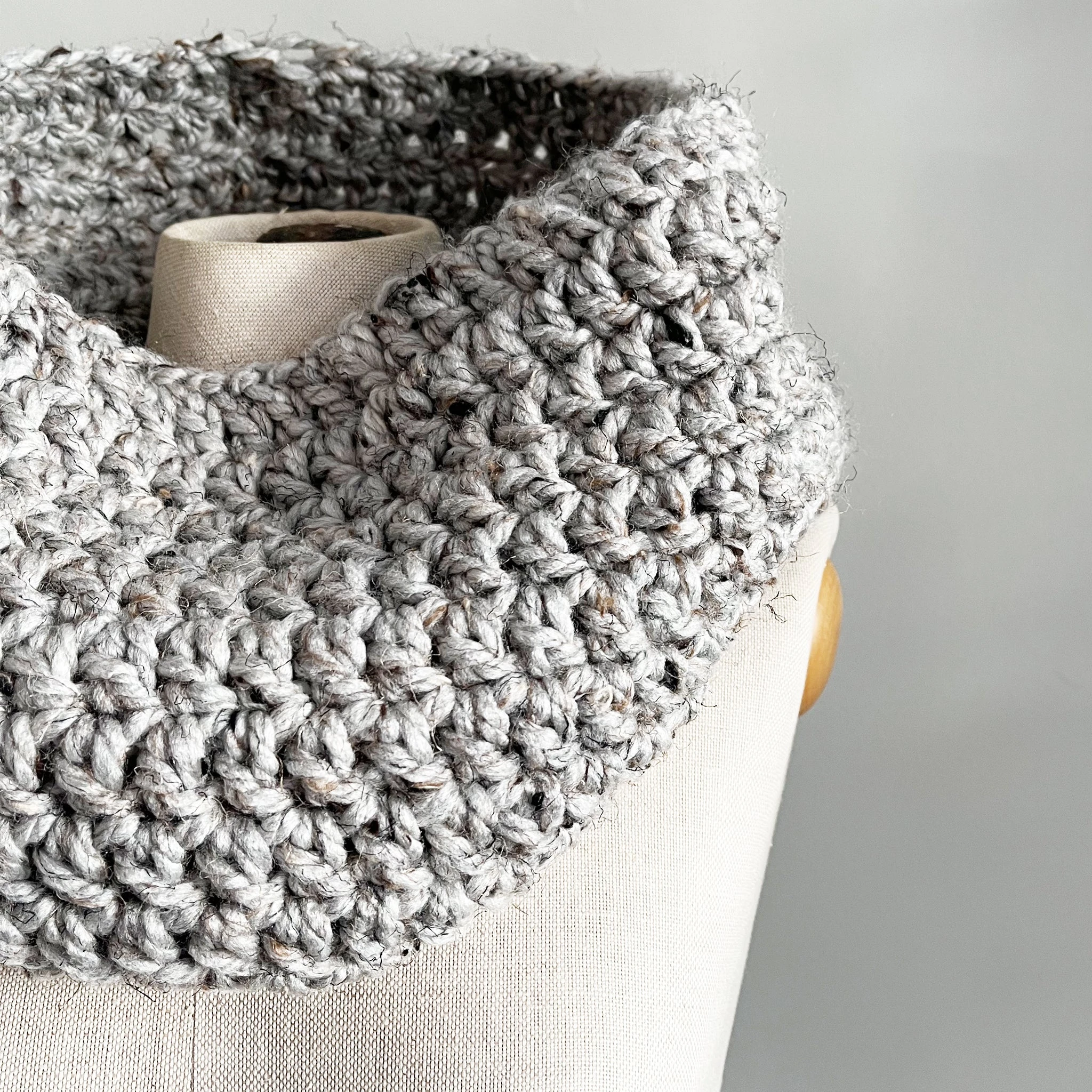 Relaxed Cowl Scarf | Fog