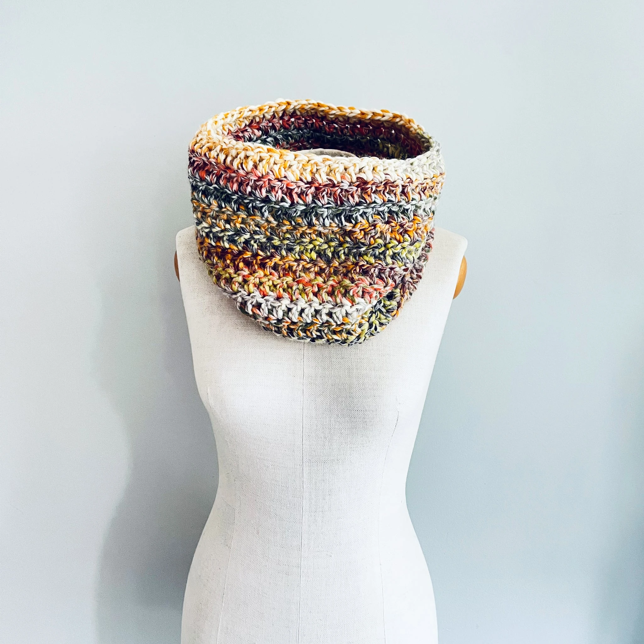 Relaxed Cowl Scarf | Spice