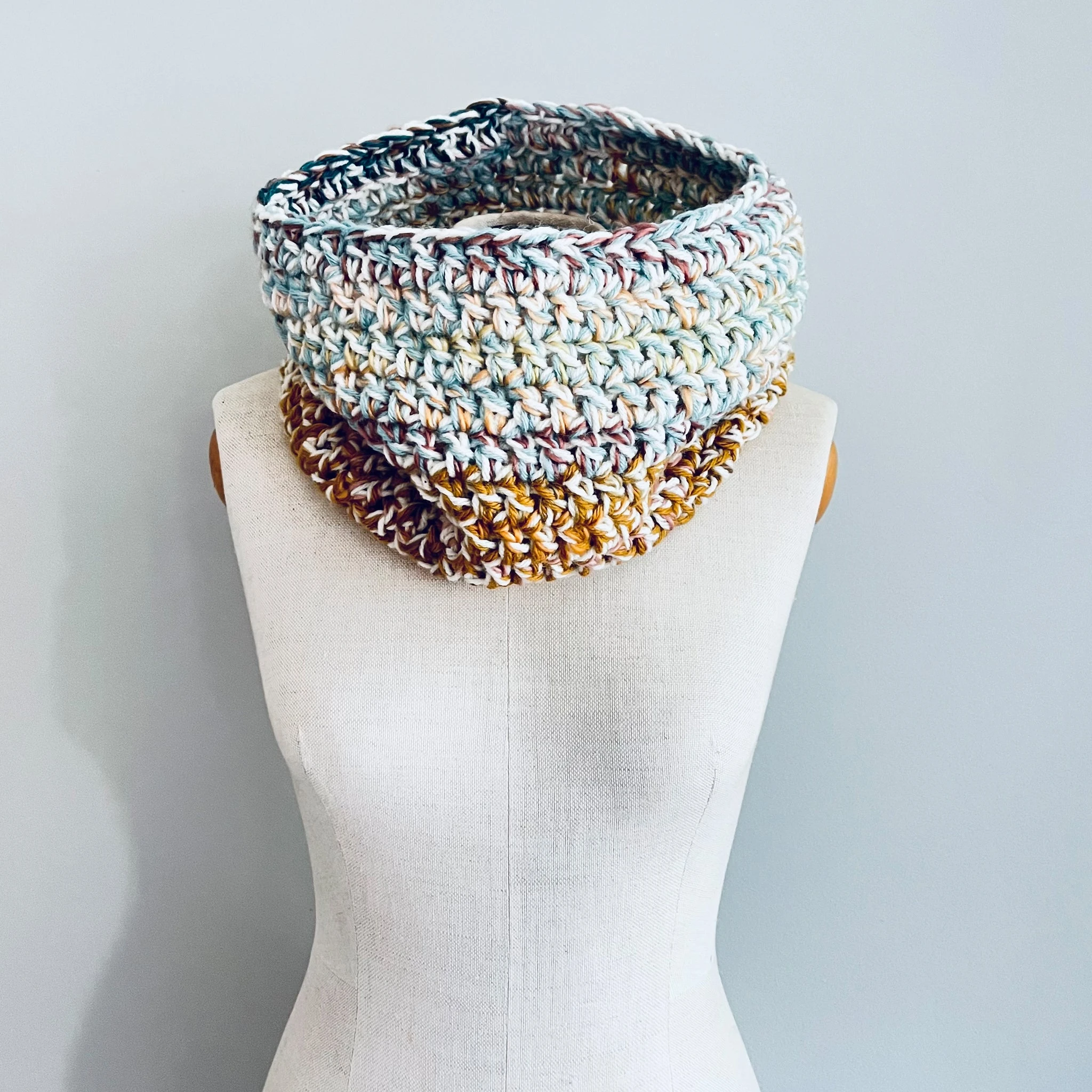 Relaxed Cowl Scarf | Winter Wheat