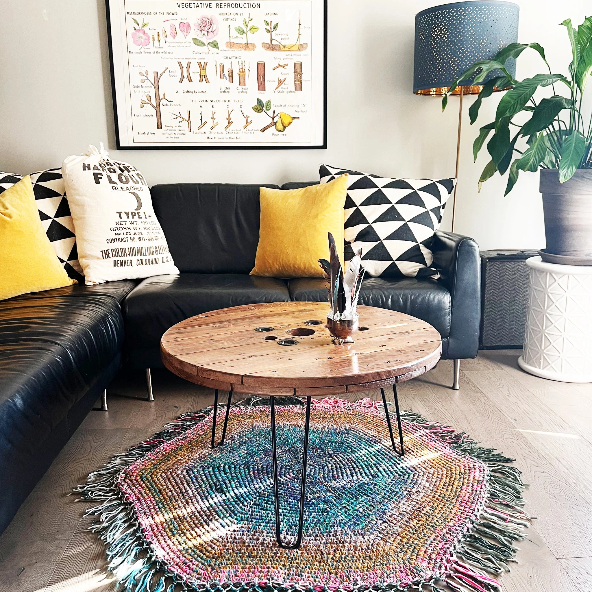 Handwork Rug | Illusion Multi