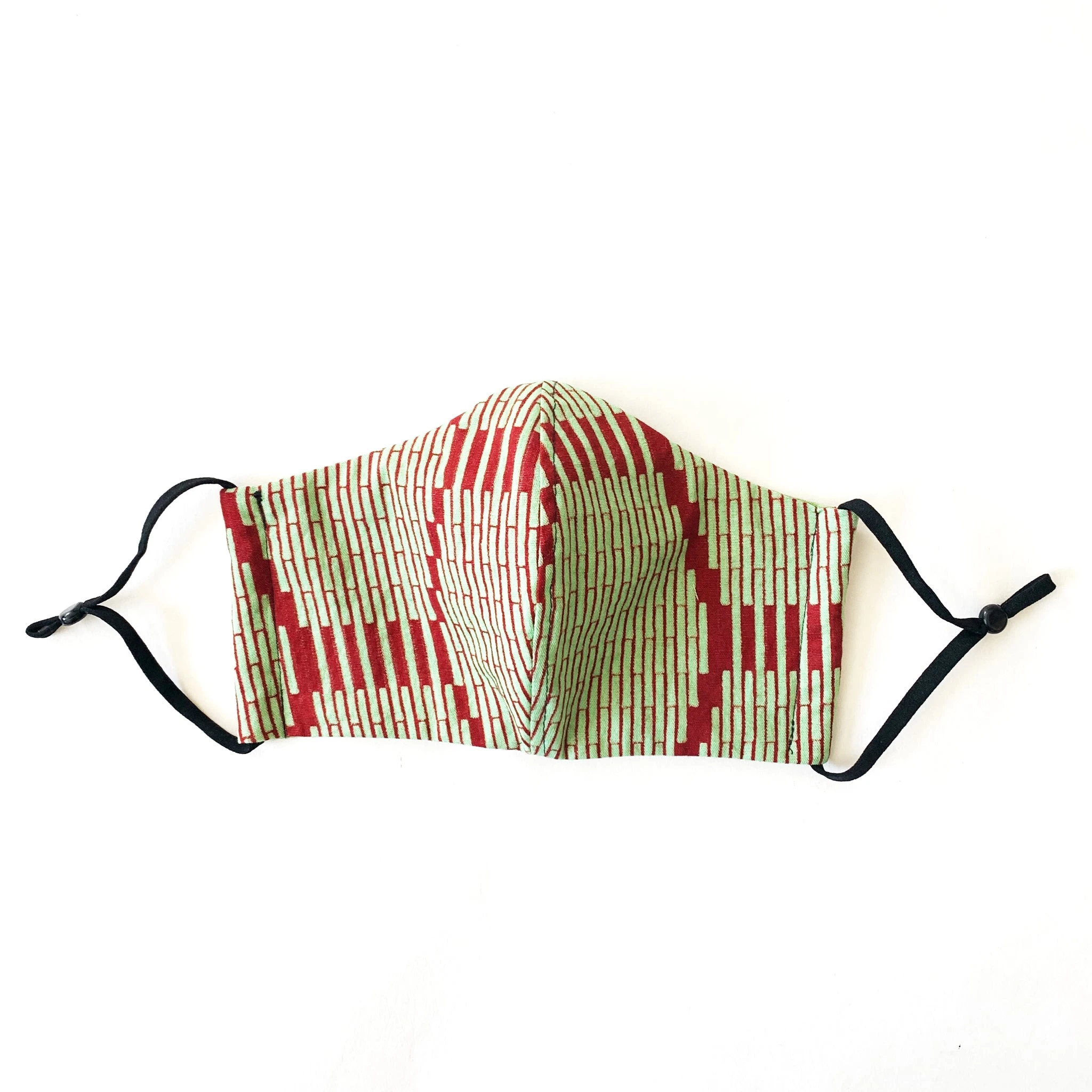 Face Masks | Black History Month - Wax Printed Green